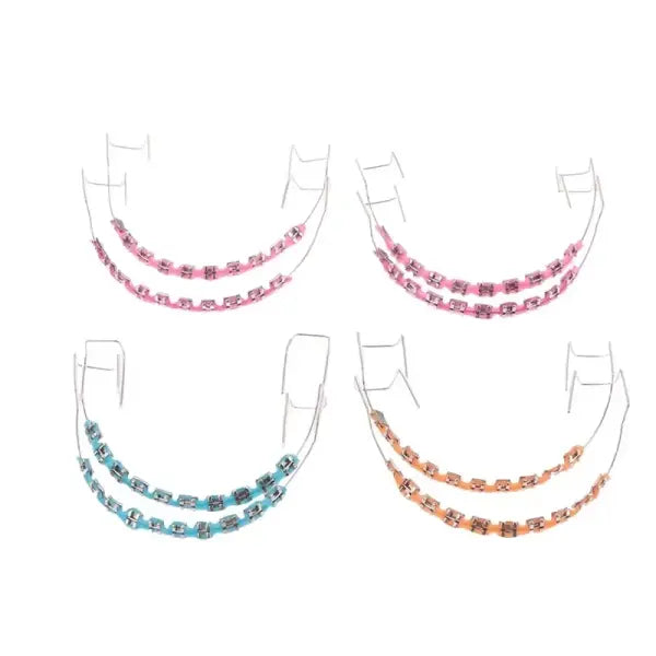 Fashionable tooth decoration set for unisex (Stainless steel) daily party wear