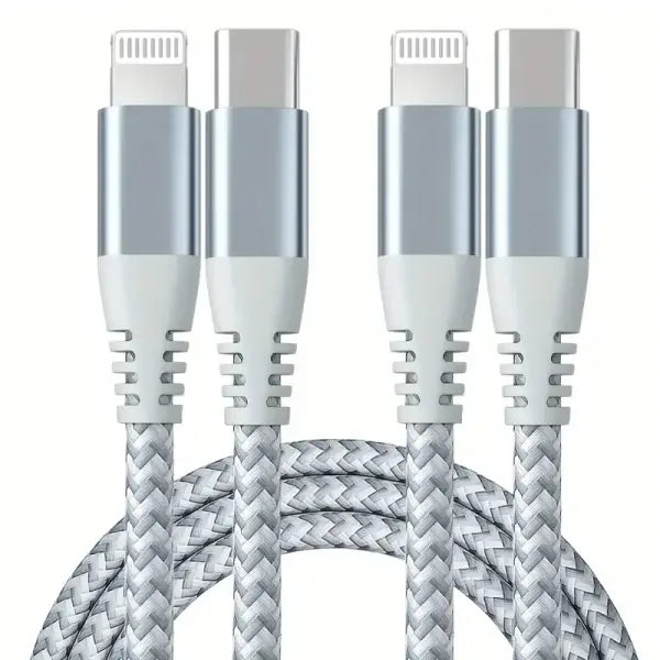 1PC 2PCS MFi Certified Fast Cable durable Nylon Braided Cord USB C to Lightning Cable Fast Charging Data for iPhone 14