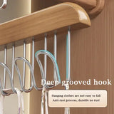 Multi-functional Bra & Tie Hanger: Sturdy 8-Tier Wardrobe Organizer for Camisoles & Belts