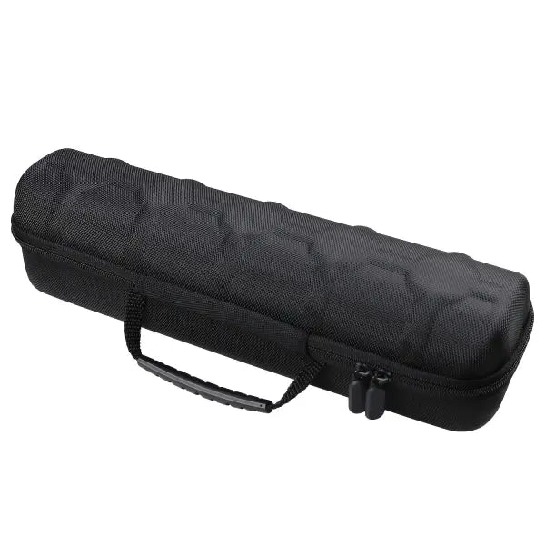 5-Slot Watch Case Hard Shell Black Travel Organizer - black