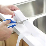 1pc Bathroom Waterproof Wall Stickers Sealing Tapes PVC Adhesive Sealing Strips Sink Edge Tape Kitchen Bathroom