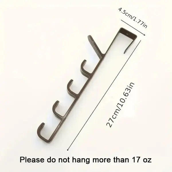 1pc Bedroom Door Hanger Clothes Hanging Rack Over The Door Plastic Home Storage Organization Hooks Purse Holder
