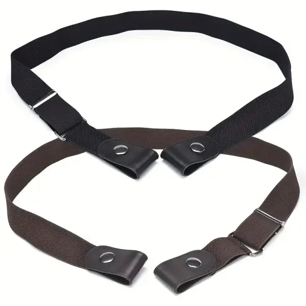 1pc Buckle-Free Belt For Jean Pants,Dresses,No Buckle Stretch Elastic Waist Belt For Women/Men,No Bulge,No Hassle Waist