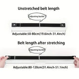 1pc Buckle-Free Belt For Jean Pants,Dresses,No Buckle Stretch Elastic Waist Belt For Women/Men,No Bulge,No Hassle Waist