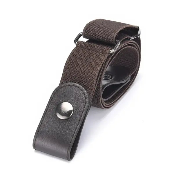 1pc Buckle-Free Belt For Jean Pants,Dresses,No Buckle Stretch Elastic Waist Belt For Women/Men,No Bulge,No Hassle Waist