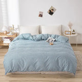 1Pc Duvet Cover 150*200 RU Single Quilt Bag Nordic Style Comforter Covers Grey Heart Printed Home Student Dormitory Bed
