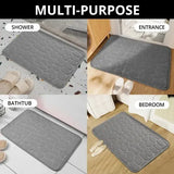 Embossed fiber carpet pebble floor mat for unisex microfiber anti slip