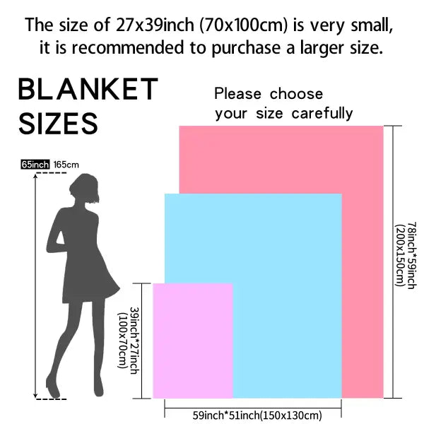 1pc flannel blanket - soft comfortable warm nap blanket Christmas exquisite gift blanket available in multiple colors