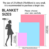 1pc flannel blanket - soft comfortable warm nap blanket Christmas exquisite gift blanket available in multiple colors