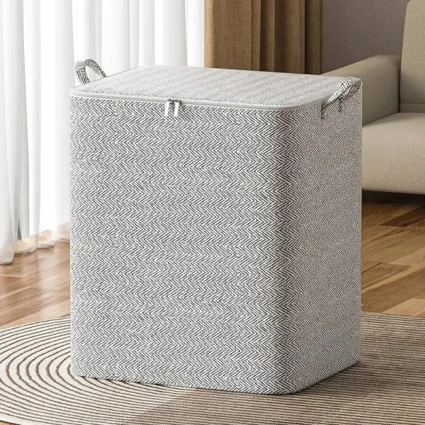 1pc Household Large Capacity Storage Bag Non-woven Material Closet Wardrobe Organizer Can Be Used For Quilt Clothing