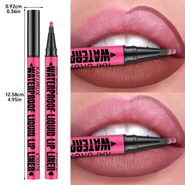 1PC Liquid Matte12-Color Lipliner Pencil Waterproof Plumping Stain Lipstick Natural Lip Liner Outline Lips Contour
