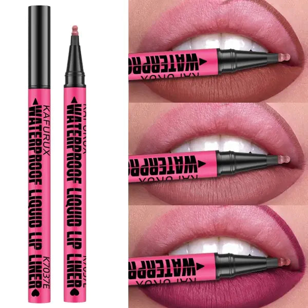 1PC Liquid Matte12-Color Lipliner Pencil Waterproof Plumping Stain Lipstick Natural Lip Liner Outline Lips Contour
