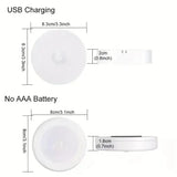 1pc Motion Sensor Night Light - Wireless LED Detector Lamp for Bedroom Staircase Closet and Room Decor-