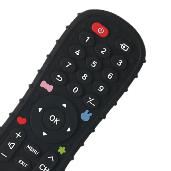 1PC Silicone Baby Toys TV Remote Control Shape Teether Toy BPA Free Silicone Teething Chewing Toy Sensory Baby