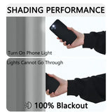 Solid Color 100% Blackout Curtain for Sun Protection 1pc