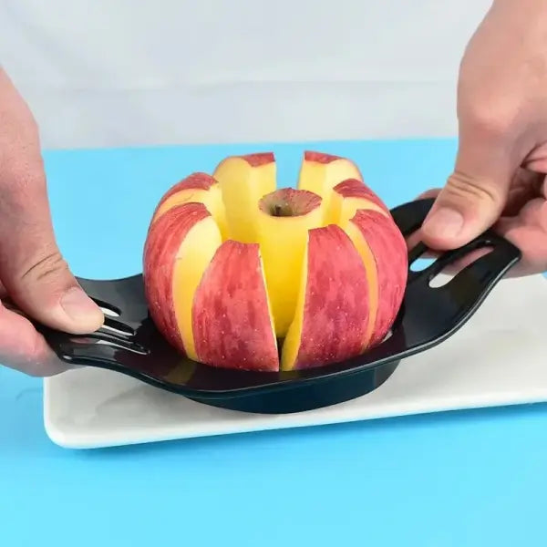 Apple Cutter Vegetable Tools Stainless Steel Slices Fruit in Seconds - 1pc black
