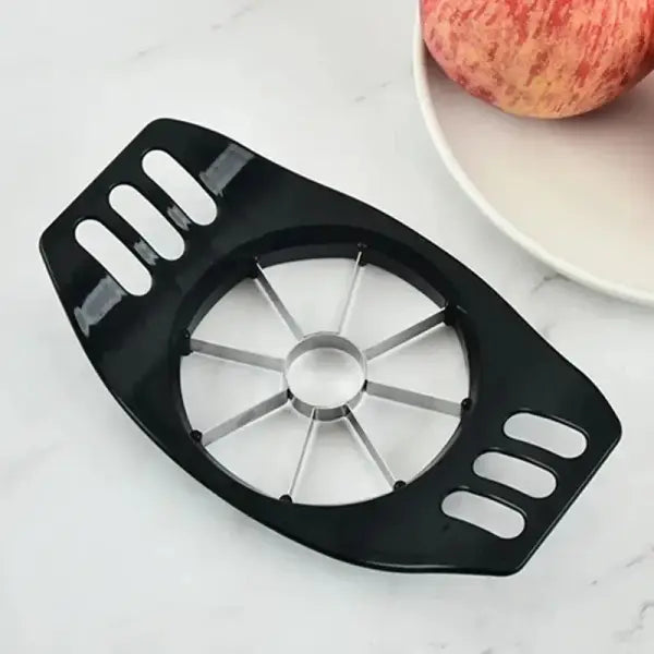 Apple Cutter Vegetable Tools Stainless Steel Slices Fruit in Seconds - 1pc black