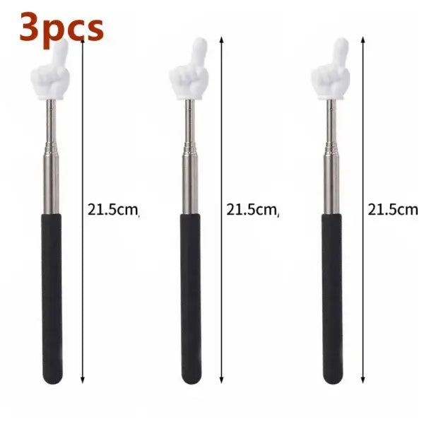 1PC Stainless Steel Pointer Finger Student Reading Sticks Whiteboard Teaching Pointer Sticks Handheld пикми указка
