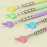 1PC Stainless Steel Pointer Finger Student Reading Sticks Whiteboard Teaching Pointer Sticks Handheld пикми указка