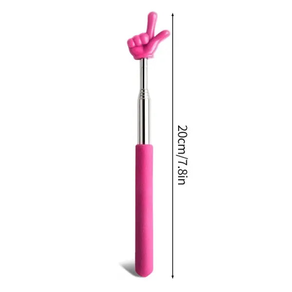 1PC Stainless Steel Pointer Finger Student Reading Sticks Whiteboard Teaching Pointer Sticks Handheld пикми указка - b1