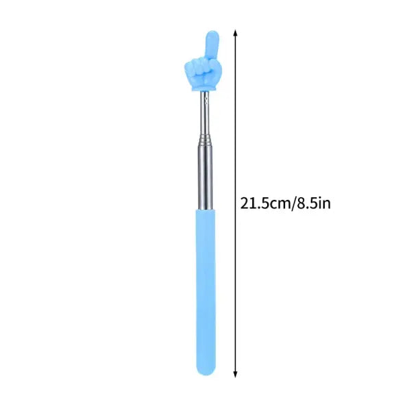 1PC Stainless Steel Pointer Finger Student Reading Sticks Whiteboard Teaching Pointer Sticks Handheld пикми указка - s4