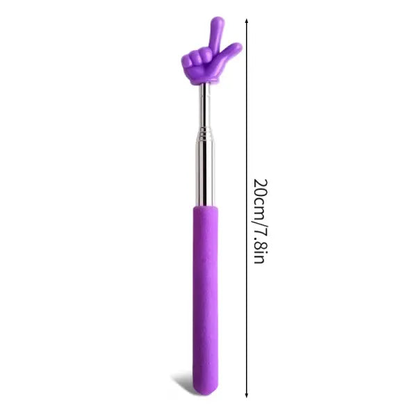 1PC Stainless Steel Pointer Finger Student Reading Sticks Whiteboard Teaching Pointer Sticks Handheld пикми указка - b2