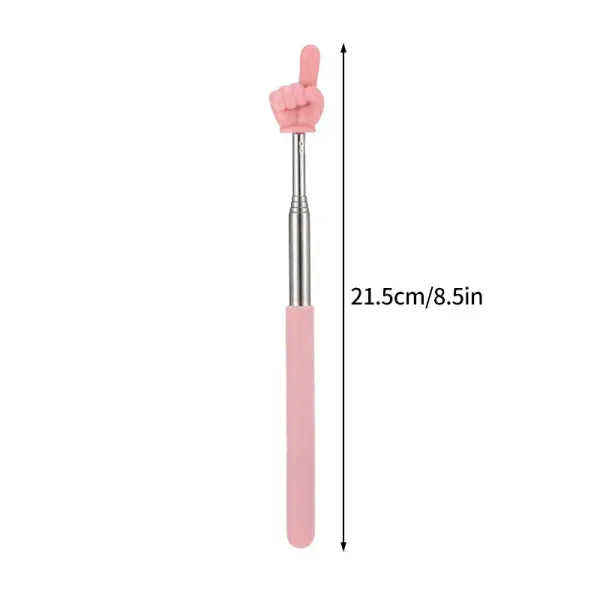 1PC Stainless Steel Pointer Finger Student Reading Sticks Whiteboard Teaching Pointer Sticks Handheld пикми указка - S1