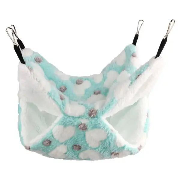 1PC Winter Warm Double-Layer Hammock Small Pet Hammock Suspended Squirrel Sleeping Bag Pet Supplies Hamster Hammock - S
