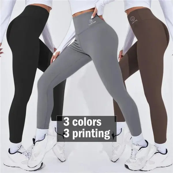 Women’s High-Waist Yoga Leggings - Sexy Butt-Lifting Gym Tights - Push-Up Running & Fitness Pants