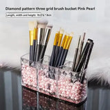 1Pcs/2Pcs Diamond Patterned Mirror Cabinet Storage Box Bathroom Bathroom Cosmetics Lipstick Storage Rack