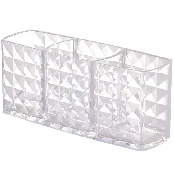 1Pcs/2Pcs Diamond Patterned Mirror Cabinet Storage Box Bathroom Bathroom Cosmetics Lipstick Storage Rack