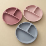 1PC Baby Silicone Suction Plate – BPA-Free Toddler Feeding Bowl for Kids Safe Dining Tableware