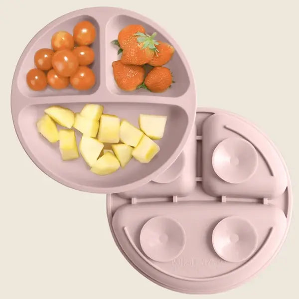 1PC Baby Silicone Suction Plate – BPA-Free Toddler Feeding Bowl for Kids Safe Dining Tableware