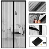 1PCSAnti-Mosquito Net Summer Automatic Closing Magnetic Mosquito Net Invisible Door Mesh Anti Bug Fly Partition Curtain