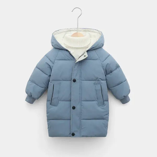 Girls Winter Jacket Zipper Hoodie Polyester 2-10 Years