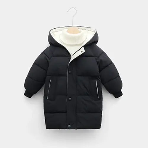 Girls Winter Jacket Zipper Hoodie Polyester 2-10 Years - As The Picture 4 / 2T-3T(Size100)