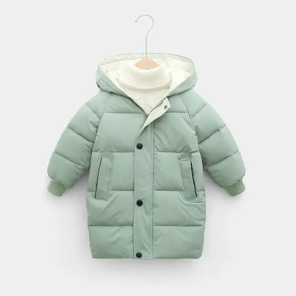 Girls Winter Jacket Zipper Hoodie Polyester 2-10 Years