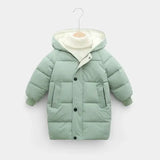 Girls Winter Jacket Zipper Hoodie Polyester 2-10 Years