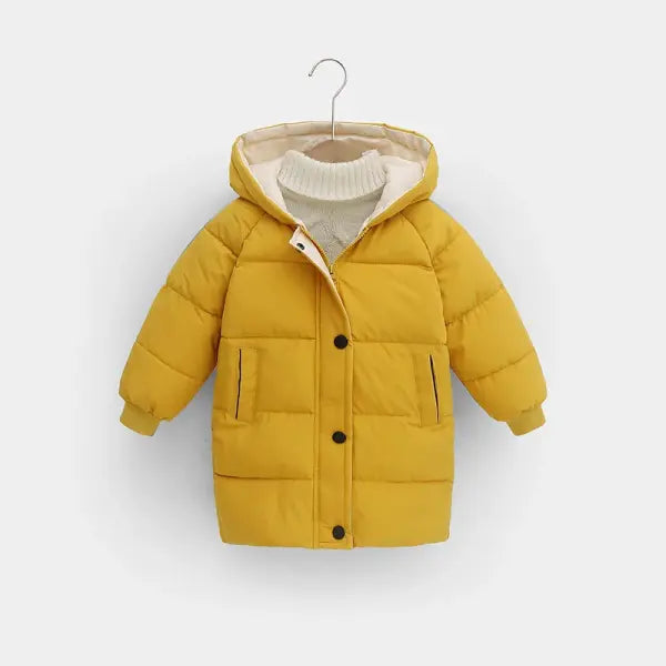 Girls Winter Jacket Zipper Hoodie Polyester 2-10 Years - As The Picture 3 / 9T-10T(Size150)