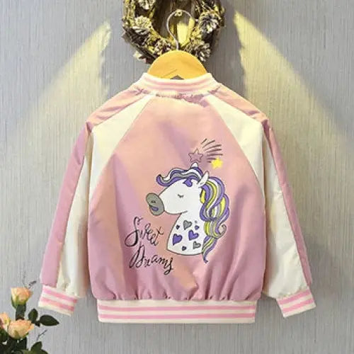 Girls Winter Jacket Zipper Hoodie Polyester 2-10 Years - Summer Jacket / 4T(Size110)