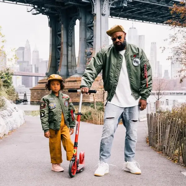 Kids Topgun Patched MA-1 Bomber Jacket – Winter Flight Coat for Boys & Girls Ages 2–12