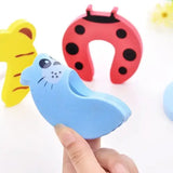 2/5PCS Baby Safety Door Stoppers – Cute Animal Finger Protectors for Furniture Anti-Pinch Child Safety