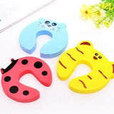2/5PCS Baby Safety Door Stoppers – Cute Animal Finger Protectors for Furniture Anti-Pinch Child Safety