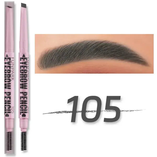 2 in1 Eyebrow pencil professional Cosmetics makeup for women 5 Colors Waterproof Eyebrow Tattoo brush Long Lasting
