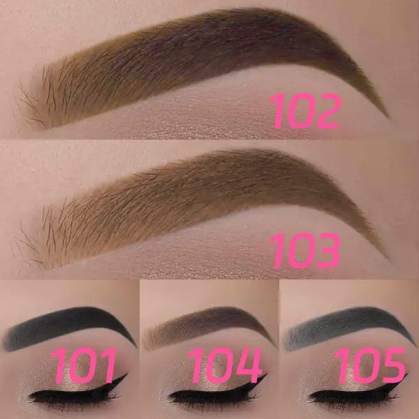 2 in1 Eyebrow pencil professional Cosmetics makeup for women 5 Colors Waterproof Eyebrow Tattoo brush Long Lasting