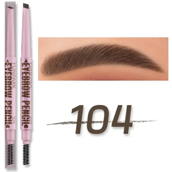 2 in1 Eyebrow pencil professional Cosmetics makeup for women 5 Colors Waterproof Eyebrow Tattoo brush Long Lasting