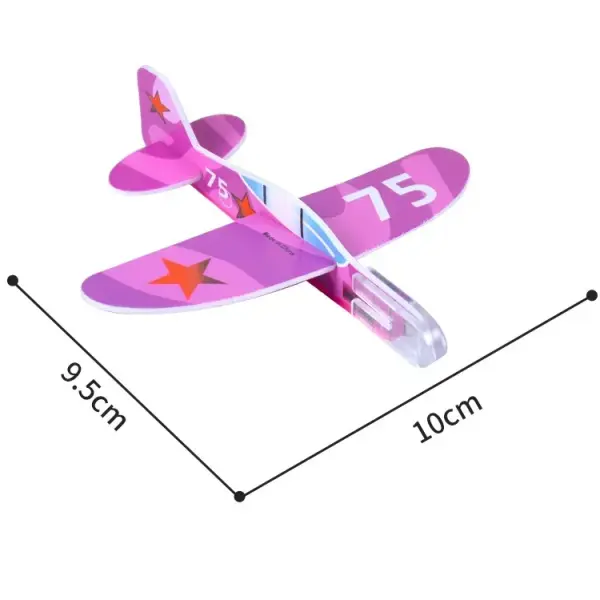 20-100 Pcs/Bag Gliders Planes Foam Assemble Airplane Toys Kids Birthday Gifts Party Favors Children School Prizes