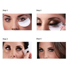 20/30/50pcs Disposable Eye Makeup Stencils - Eyeshadow Stickers, Eyeliner Shield & Eyelash Removal Isolation Patches - Himpall