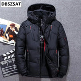 White Duck Down Parka Jacket Waterproof Warm Snow Winter Coat