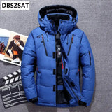 White Duck Down Parka Jacket Waterproof Warm Snow Winter Coat